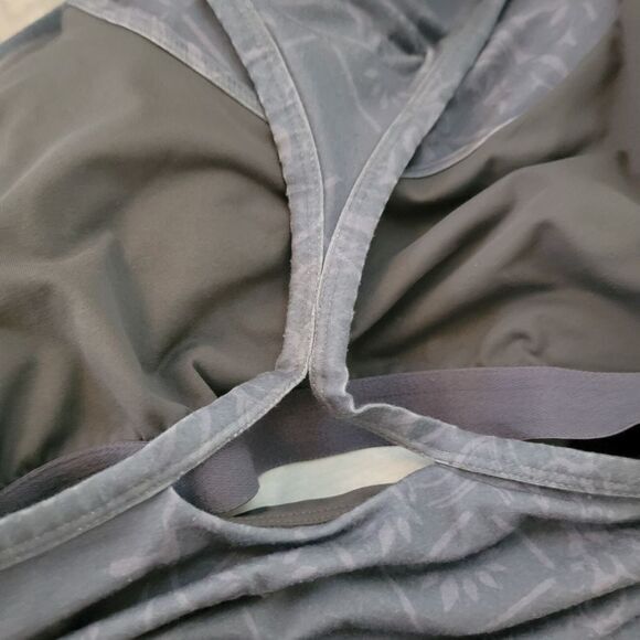 Prana Gray Dress Sz Medium Athletic Gorp Granola Shelf‎ Bra Racerback Round Neck - Picture 12 of 12